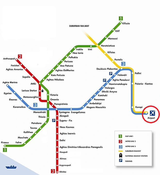 Athens Metro Line - Athens City Guide